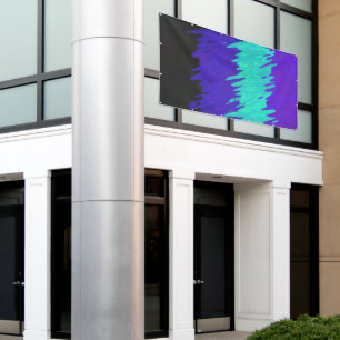 Banderoles Drapeau de Fierté Alexigender Abstrait Squiggly Tr