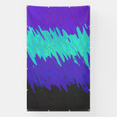 Banderoles Drapeau de Fierté Alexigender Abstrait Squiggly Tr (Verticale)