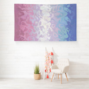 Banderoles Drapeau de fierté bigender tripant ondoyant funky