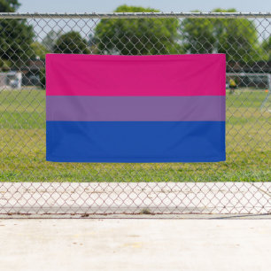 Banderoles Drapeau de fierté bisexuel