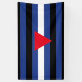 Banderoles Drapeau de fierté cuir queer (Vertical)