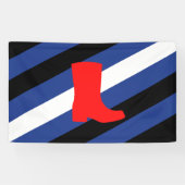 Banderoles Drapeau de fierté de bottes (Horizontal)