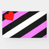 Banderoles Drapeau de fierté de fille de cuir (Horizontal)