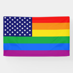 Banderoles Drapeau de fierté de Gaymerican