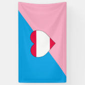 Banderoles Drapeau de fierté de jeu d'âge (Vertical)