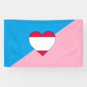 Banderoles Drapeau de fierté de jeu d'âge (Horizontal)