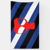 Banderoles Drapeau de fierté de masque (Vertical)