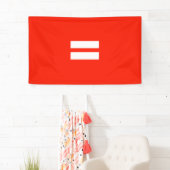 Banderoles Drapeau de fierté d'égalité (En situation)