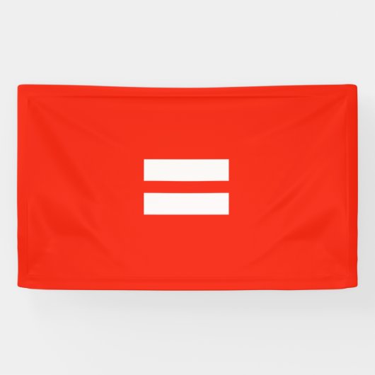 Banderoles Drapeau de fierté d'égalité (Horizontal)