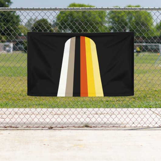 Banderoles Drapeau de fierté des cheveux longs (En situation)