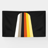 Banderoles Drapeau de fierté des cheveux longs (Horizontal)