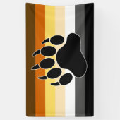 Banderoles Drapeau de fierté d'ours (Vertical)