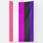 Banderoles Drapeau de fierté genderfluid (Vertical)