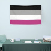 Banderoles Drapeau de fierté gynéphile (Salon professionnel)