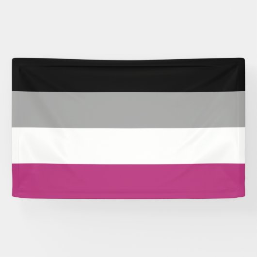 Banderoles Drapeau de fierté gynéphile (Horizontal)