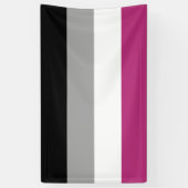 Banderoles Drapeau de fierté gynéphile (Vertical)