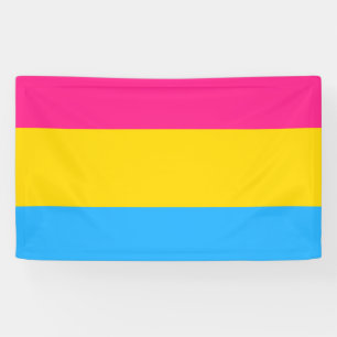 Banderoles Drapeau de fierté Pansexual LGBTQ