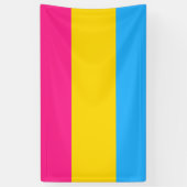 Banderoles Drapeau de fierté Pansexual LGBTQ (Vertical)
