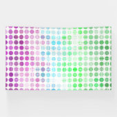 Banderoles Drapeau de fierté Toric abstrait boho éclectique G (Horizontal)