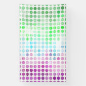 Banderoles Drapeau de fierté Toric abstrait boho éclectique G (Verticale)