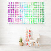 Banderoles Drapeau de fierté Toric abstrait boho éclectique G (Insitu)