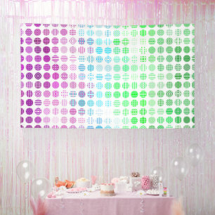 Banderoles Drapeau de fierté Toric abstrait boho éclectique G