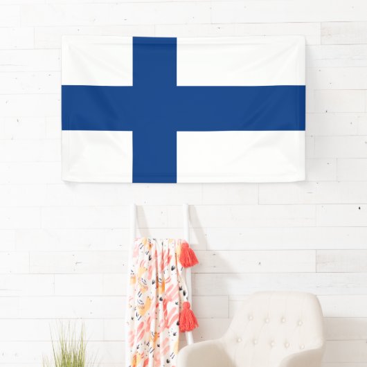 Banderoles Drapeau de Finlande (En situation)