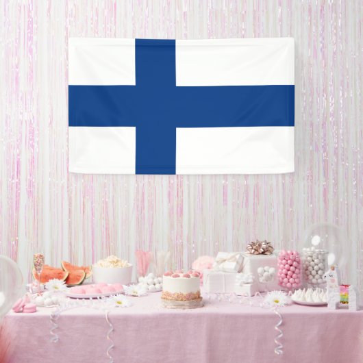 Banderoles Drapeau de Finlande (Fête)
