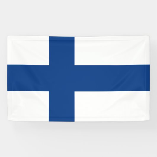 Banderoles Drapeau de Finlande (Horizontal)