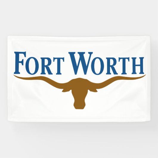 Banderoles Drapeau de Fort Worth (Texas) (Horizontal)