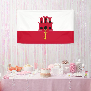 Banderoles Drapeau de Gibraltar