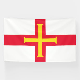 Banderoles Drapeau de Guernesey