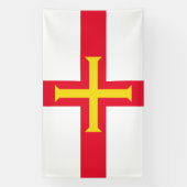 Banderoles Drapeau de Guernsey (Verticale)