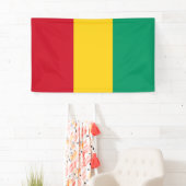 Banderoles Drapeau de Guinée (En situation)
