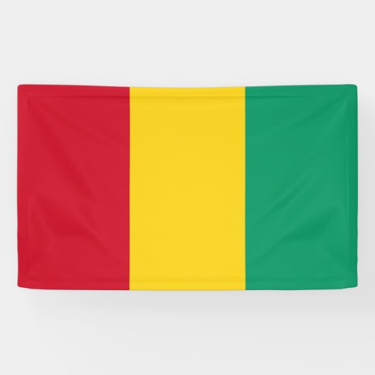 Banderoles Drapeau de Guinée (Horizontal)