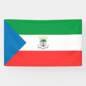 Banderoles Drapeau de Guinée équatoriale (Horizontal)