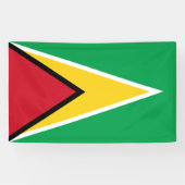 Banderoles Drapeau de Guyana (Horizontal)