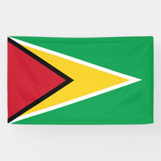 Banderoles Drapeau de Guyana (Horizontal)