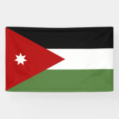 Banderoles Drapeau de Jordanie (Horizontal)