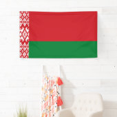 Banderoles drapeau de la Biélorussie (En situation)