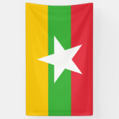 Banderoles Drapeau de la Birmanie (Myanmar) (Vertical)