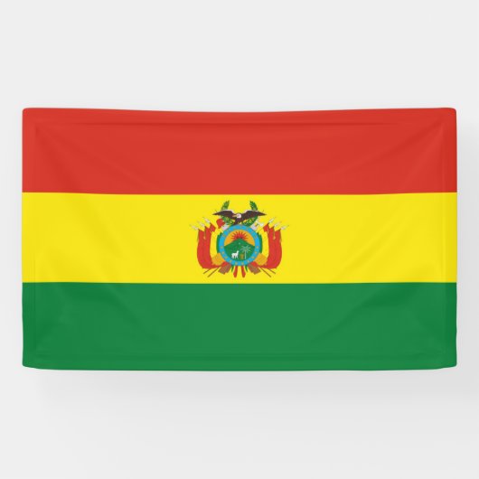 Banderoles Drapeau de la Bolivie (Horizontal)