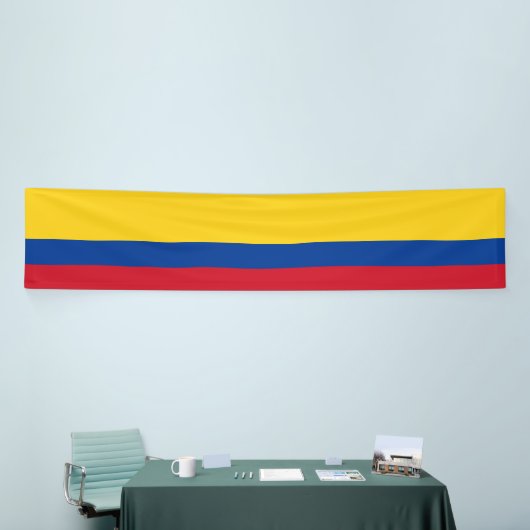 Banderoles Drapeau de la Colombie (Salon professionnel)