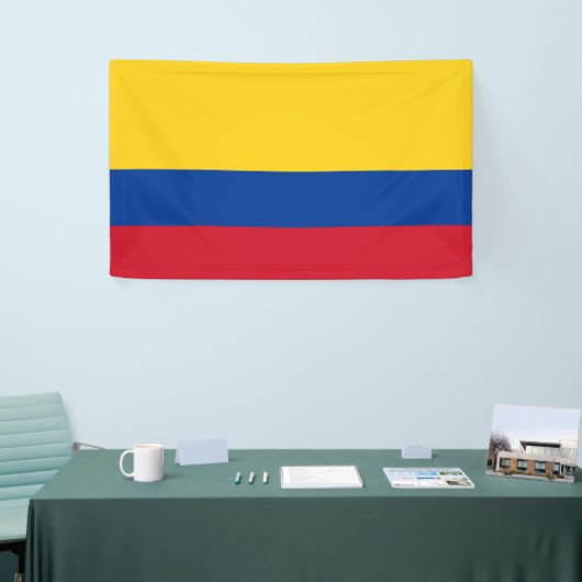 Banderoles Drapeau de la Colombie (Salon professionnel)