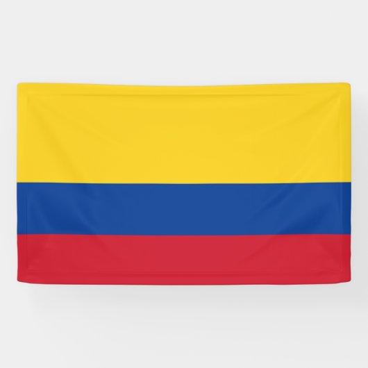 Banderoles Drapeau de la Colombie (Horizontal)