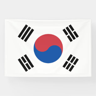 Banderoles Drapeau de la Corée du Sud