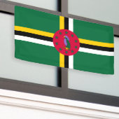 Banderoles Drapeau de la Dominique (Bâtiment extérieur)