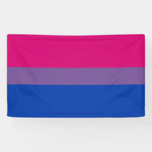 Banderoles Drapeau de la fierté bisexuelle