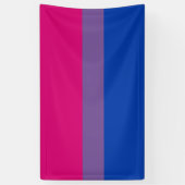 Banderoles Drapeau de la fierté bisexuelle (Vertical)