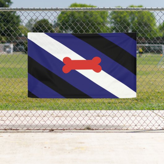 Banderoles Drapeau de la fierté de jeu de chiot (En situation)